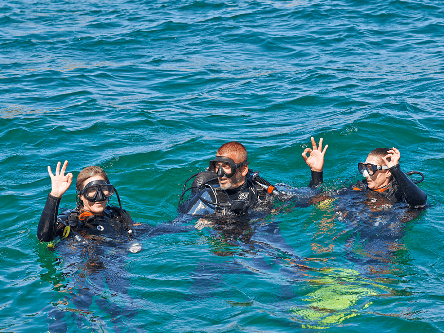 Baptism diving, algarve - Living Tours